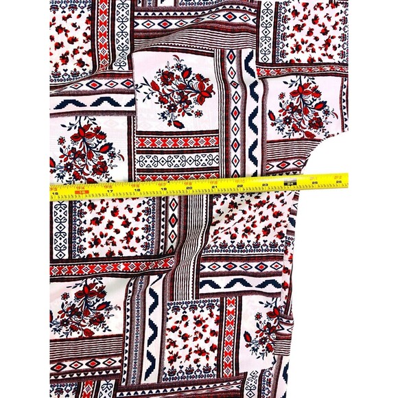 Harlowe & Graham Cardigan Boho Hi Low Womens Size XS Floral Aztec - Picture 8 of 9